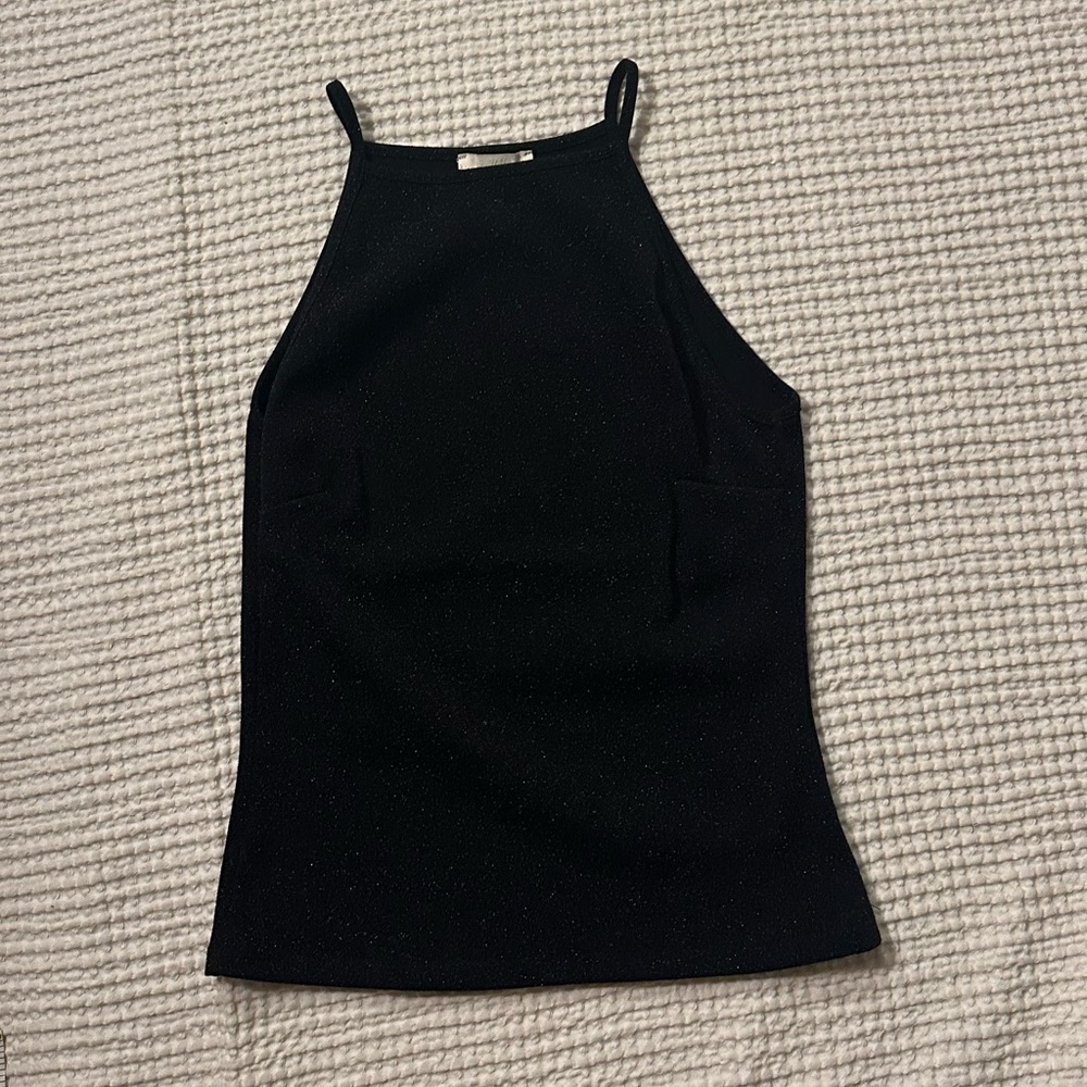 H&M Black Sparkly Camisole Top
